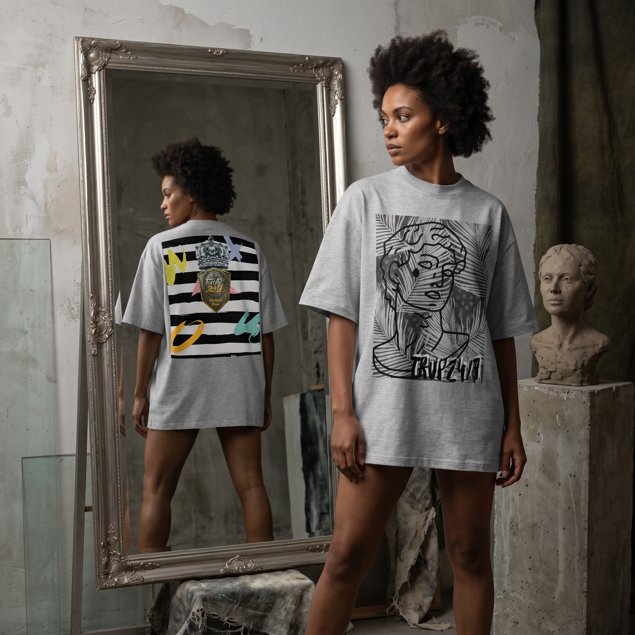 TRAP24/7 Rare Edition oversized Tee