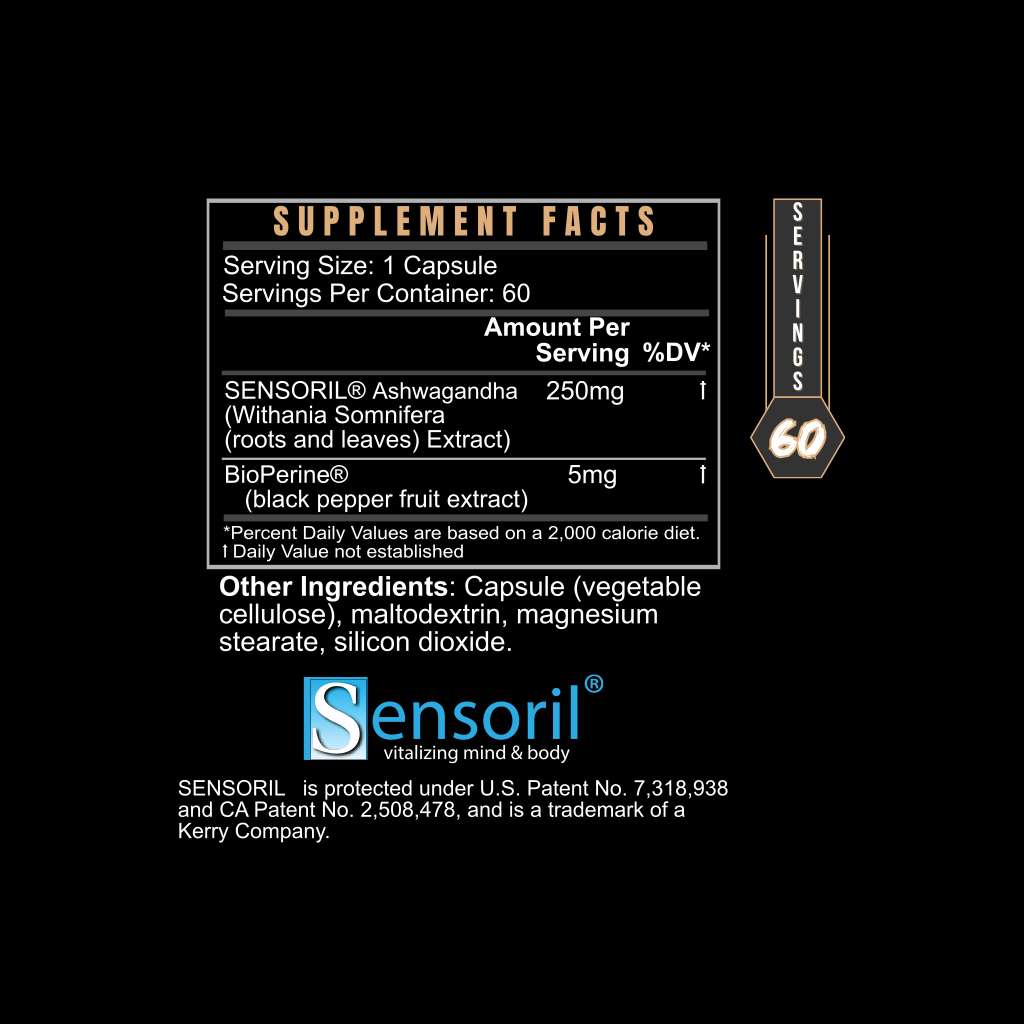 SENSORIL® Ashwagandha | Premium Stress Relief & Recovery Supplement